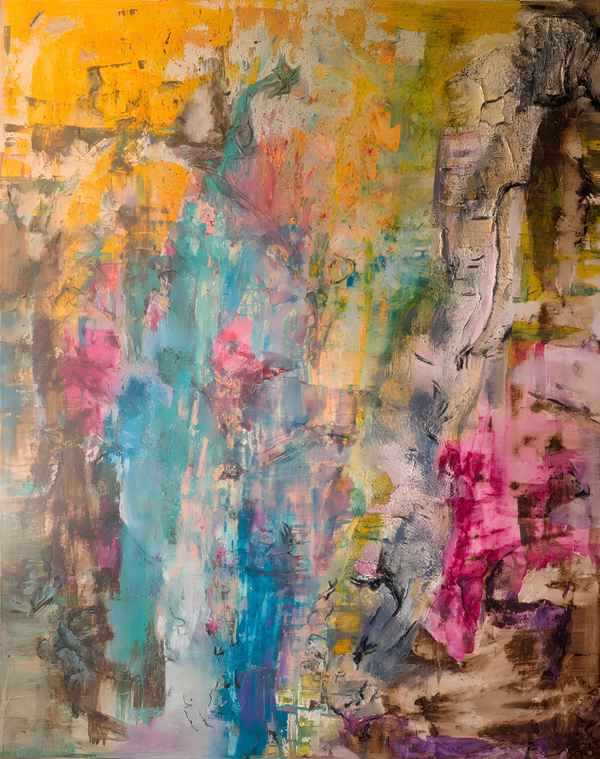 Techniques mixtes - 48'' x 60'' - 4320$+tx