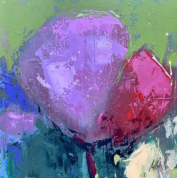 Techniques mixtes - 30'' x 30'' - 1800$+tx