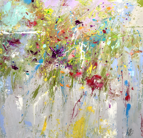 Techniques mixtes - 36'' x 36'' - 2595$+tx