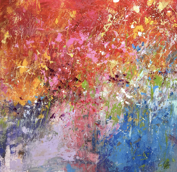 Techniques mixtes - 40'' x 40'' - 3200$+tx