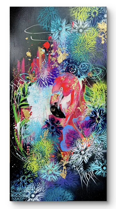 Techniques mixtes - 24'' x 48'' - 2015$+tx