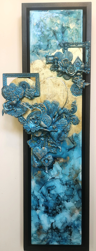 Techniques mixtes - 10,5'' x 38,5'' - 1050$+tx