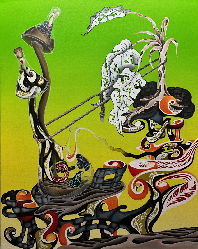 Acrylique - 27,5'' x 33,5'' - 1615$+tx