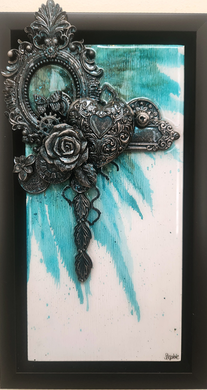 Techniques mixtes - 8'' x 14'' - 300$+tx